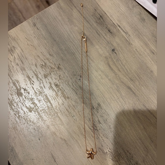 Kendra Scott Rose Gold Drusy Star Necklace - Picture 3 of 3